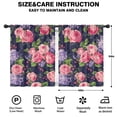 thumbnail image 2 of Blackout Kids Curtains,Pioneer Flower Floral Print Pattern Childrens Insulated Curtains Set Of 2,Bedroom Essentials,Toddler Room Decor 42"x54", 2 of 5