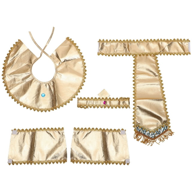 1 set de faraón egipcio kit de vestuario de cosplay accesorios de disfraces egipcios para Halloween