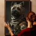 thumbnail image 6 of Cairn Terrier Dog in a Costume Poster Unframe, Cairn Terrier Dog Canvas Frame Ready to Hang - Wallpaper - Work Anniversary Gifts, 6 of 6