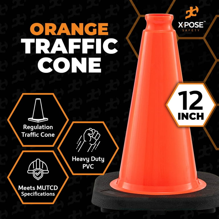 PVC Traffic Cones - Crowd Control Warehouse