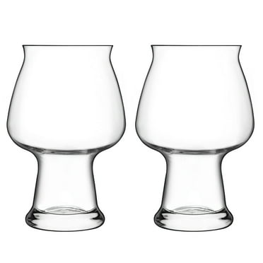 Luigi Bormioli Birrateque Cider Beer Glasses - Set of 2, Clear