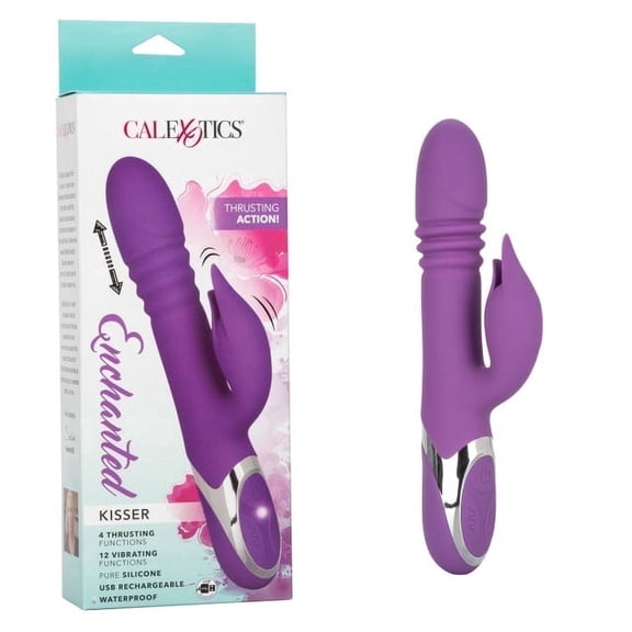 CalExotics Enchanted Kisser Rabbit Vibrator, Pink