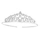 thumbnail image 4 of Corona para niñas con diamantes de imitación, diadema de flores a la moda para niña, diadema con corona de princesa para actuación, fiesta de Carnaval, 4 of 8