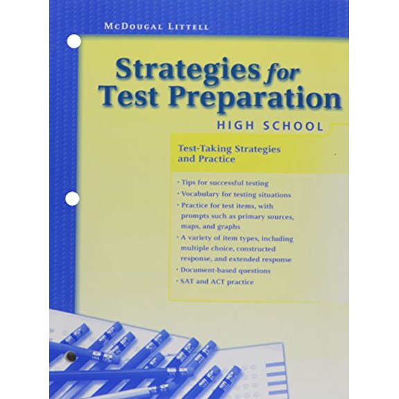Pre-Owned Strategies for Test Preparation: High School, 9780618202843, 0618202846, Paperback,