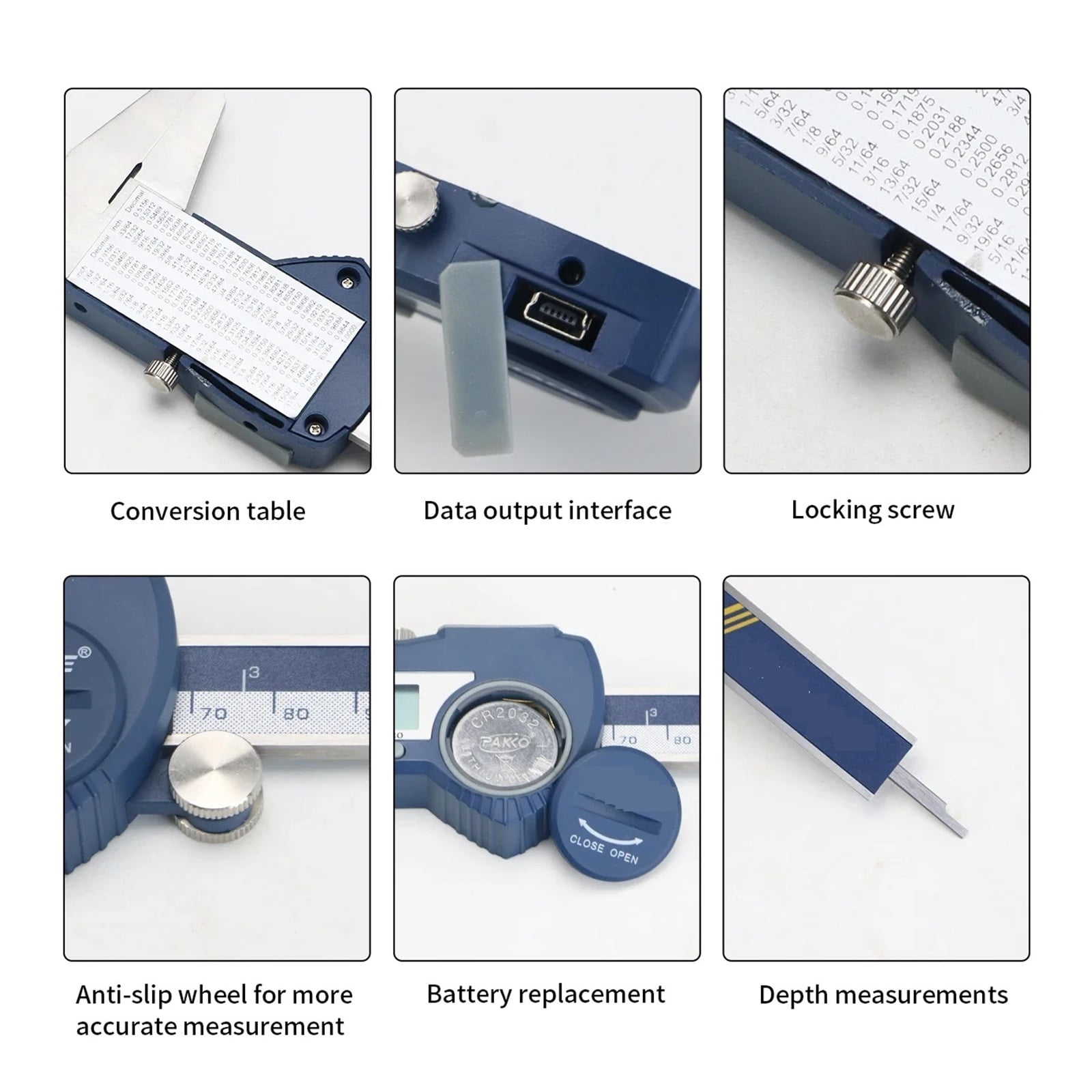 Digital Accurate Vernier Caliper Micrometer Digital Stainless Steel Vernier Caliper 200 mm Calliper Electronic Ruler
