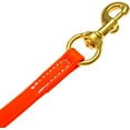 thumbnail image 6 of Viper - Biothane K9 Working Dog Leash Waterproof Lead for Tracking Training Schutzhund Odor-Proof Long Line with Solid Brass Snap for Puppy Medium and Large Dogs(Orange: W: 1/2" | L: 15 ft), 6 of 8