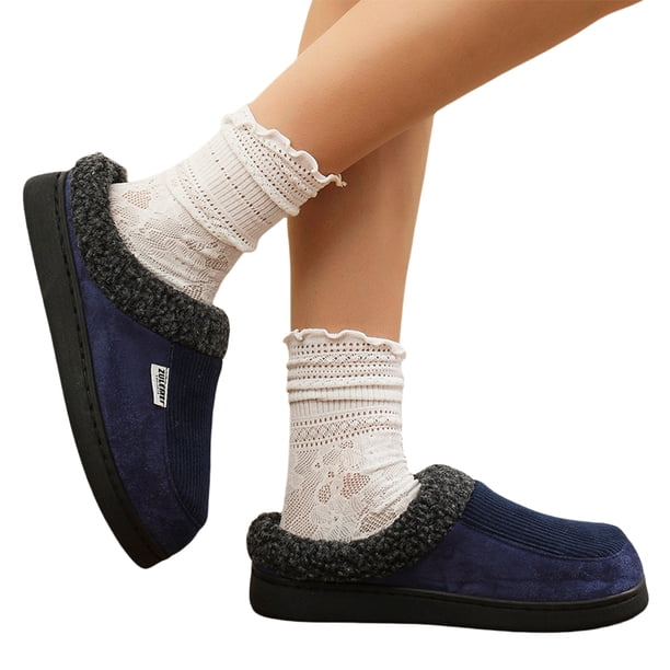 Pantuflas Mullidas para Parejas Con Forro Cálido Cómodas Y Ligeras Hombres Mujeres
