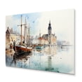 thumbnail image 2 of Designart "Coastal Beauty Denmark Dutch painting II" Cityscapes Metal Wall Art, 2 of 5