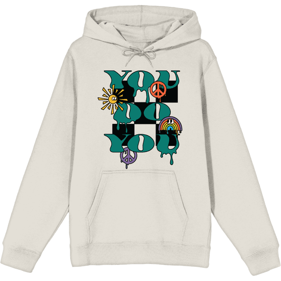 You Do You Adult Sand Long Sleeve Hoodie-Medium