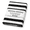 Black/White, variant on Sedona Designz 60" Wide Red/White 1" Stripe Poly-Cotton Broadcloth Fabric 1 Yard – Lightweight Woven Fabric for Apparel, Crafts, Décor, Table Covers & Sewing Projects