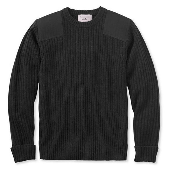 Genuine Issue - Sweater, GI Commando, Wool, USMC, Black, No Epaullettes ...