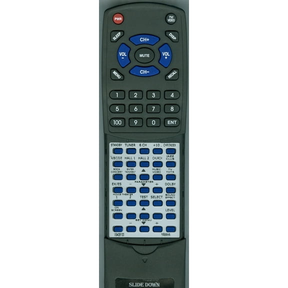Replacement Remote for YAMAHA V9408100, RTV9408100, RAV227, RXV2300