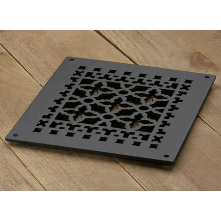 

Reggio Registers 1012-Nh Scroll Series 8 X 10 Floor Grille - Cast Iron