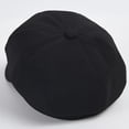 thumbnail image 3 of Sombrero de mujer con circunferencia de 56-58 cm, gorro octogonal, gorro retro, boina informal con lengua de pato y visera, gorro protector solar, 3 of 5