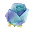 thumbnail image 3 of Rosas artificiales Sunnimix 10 Cabezas de fiesta boda decoración manualidades color Azul púrpura, 3 of 8
