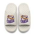 thumbnail image 2 of Unisex ISlide Ja'Marr Chase Cream LSU Tigers Collage Motive Slide Sandals, 2 of 5