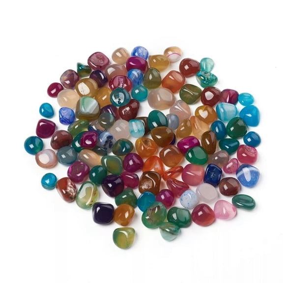 MATROOY 600pcs Assorted Tumbled Stones Crystals Bulk Rocks Natural Irregular Gemstones
