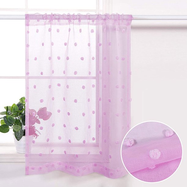 Sanviglor Drapes Wave Waterfall Valance Decor Straight Window Curtain