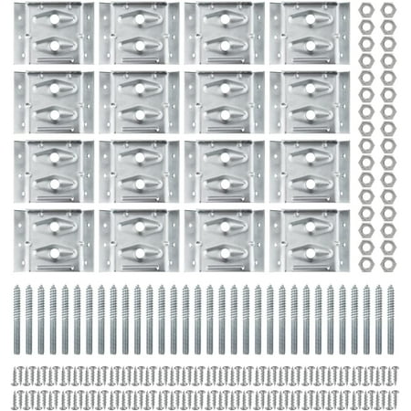 

POWERTEC 71428-P4 Surface Mount Corner Brackets for Table Aprons with Mounting Hardware 16 PK