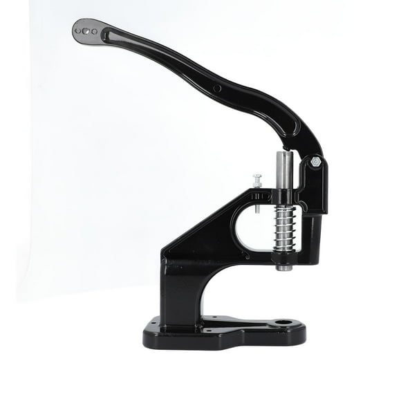 Kit d'Outils de Presse à Illets en Acier Allié avec 3 Découpes Interchangeables (1/4 Pouces, 3/8 Pouces, 1/2 Pouces), 3000 Illets Argent/or (6mm, 10mm, 12mm), Manche Long de 12 Pouces & Maillet en Caoutchouc – Idéal pour Tissu, Bannières