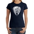 thumbnail image 1 of Women's Word Art T-Shirt - Guitar Pick, 1 of 2