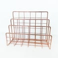 thumbnail image 3 of keepw Tabletop Book Holder Books Iron Organizer Storage Rack Space-saving Newspaper Organizing Home Living Room Bedroom Small, 3 of 6