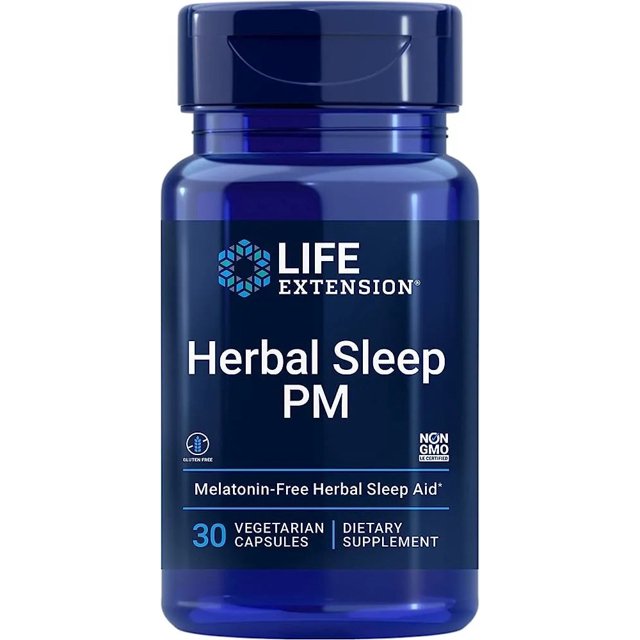 LIFE EXTENSION | Herbal Sleep PM | 30 VEGACAPS