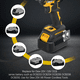 thumbnail image 3 of Convertidor de CA a CC de 500 W para Herramientas Inalámbricas Dewalt de 20 V, Fuente de Alimentación Adaptador de CA/CC de 110 V a 20 V, Adaptador Transformador de Enchufe de CA, 3 of 9