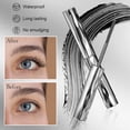 thumbnail image 2 of Waterproof Fiber Mascara, Tubular Eyelash Mascara, Curling Mascara Non-Smudge (3PCS), 2 of 8