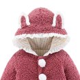 thumbnail image 5 of Odeerbi Baby Girls Boys Clothes Baby Rompers Autumn Winter Infant Toddler 2025 Long Sleeve Animal Ear Hooded Romper Zipper Jumpsuit, 5 of 5