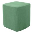 thumbnail image 2 of Square Ottoman Covers Decorive Footstool cover for Room Green, 2 of 7