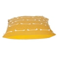 thumbnail image 4 of HomeRoots 548955 18 in. Yellow Striped Cotton Throw Pillow with Texture, 4 of 5