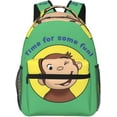 thumbnail image 1 of Curious George Sac à Dos, Sacs d'École, Sacs PC pour Étudiants, Grande Capacité, Multifonctionnel, Voyage, Unisexe, 1 of 6