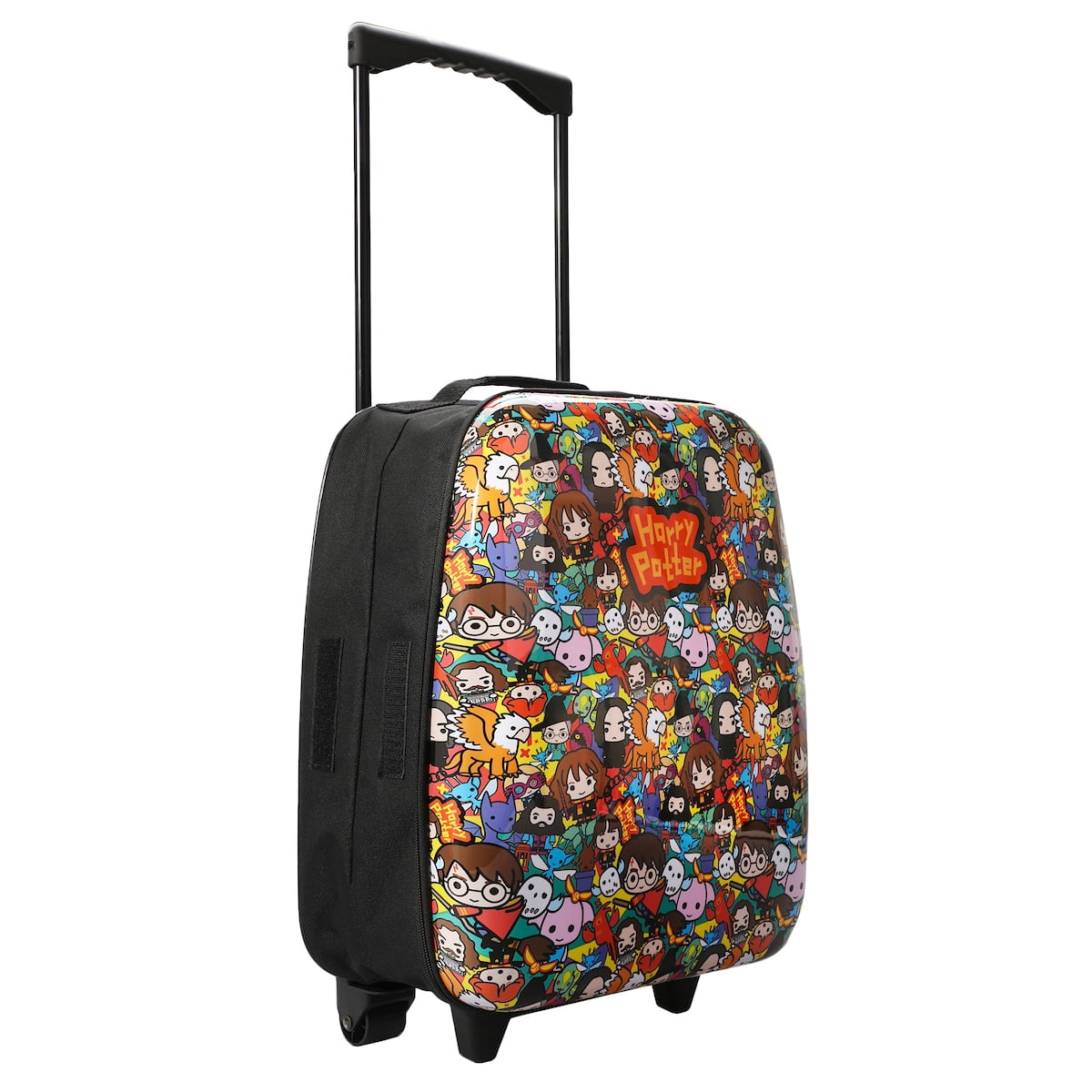 Harry Potter Chibi Wizards & Creatures Kids Foldable 2 Wheel Hard Shell Luggage