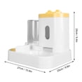 thumbnail image 2 of Automatic Water Dispenser for Cats,Pet Food Water Dispenser 2 in 1 Large Capacity Detachable, 2 of 8