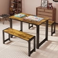 thumbnail image 2 of Asofer Extendable Dining Table Set for Small Spaces, Folding Table Dining Room Table for Kitchen, Retro, 2 of 10
