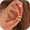 Chunky-14K Gold Plated, variant on 4 Pairs Ear Cuffs Non Piercing - 14K Gold Plated Ear Cuff Earrings for Women Ear Cuff for Non Pierced Ears Clip on Cartilage Earring Adjustable Fake Earrings Set