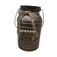 thumbnail image 2 of koolsoo Retro Iron Flower Bucket Multipurpose Smoothly Surface Rustic Garden Plant Pot Flower Pot Planter for Home Office Patios Decor gold, 2 of 9