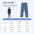 thumbnail image 4 of Fotbe Cute Goose On Blue Sky Pantalones de Pijama para Hombre, Pantalones de Dormir, Pantalones de Casa con Cintura Ajustable y Bolsillos-Medium, 4 of 6
