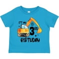thumbnail image 3 of Inktastic Construction Truck It's My 3rd Birthday Boys or Girls Toddler T-Shirt, 3 of 5