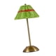 thumbnail image 4 of Lámpara de mesa inalámbrica LED con control táctil, pantalla de ratán retro, recargable, de noche Verde, 4 of 9