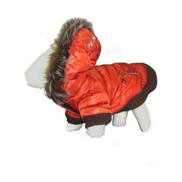 Metallic Fashion Pet Parka Coat