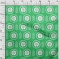 thumbnail image 3 of oneOone Viscose Chiffon Green Fabric Asian Floral Block Craft Projects Decor Fabric Printed By The Yard 42 Inch Wide, 3 of 4