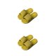 thumbnail image 3 of Minnieouse Zapatilla de baño de PVC Zapatillas de ducha impermeables y antideslizantes Zapatillas MÚLTIPLES OCASIONES Amarillo 2Conjunto, 3 of 6