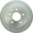 thumbnail image 3 of StopTech Select Sport Nissan Slotted and Drilled Left Rear Rotor Fits select: 2008-2020 NISSAN ROGUE, 2017-2022 NISSAN ROGUE SPORT, 3 of 5