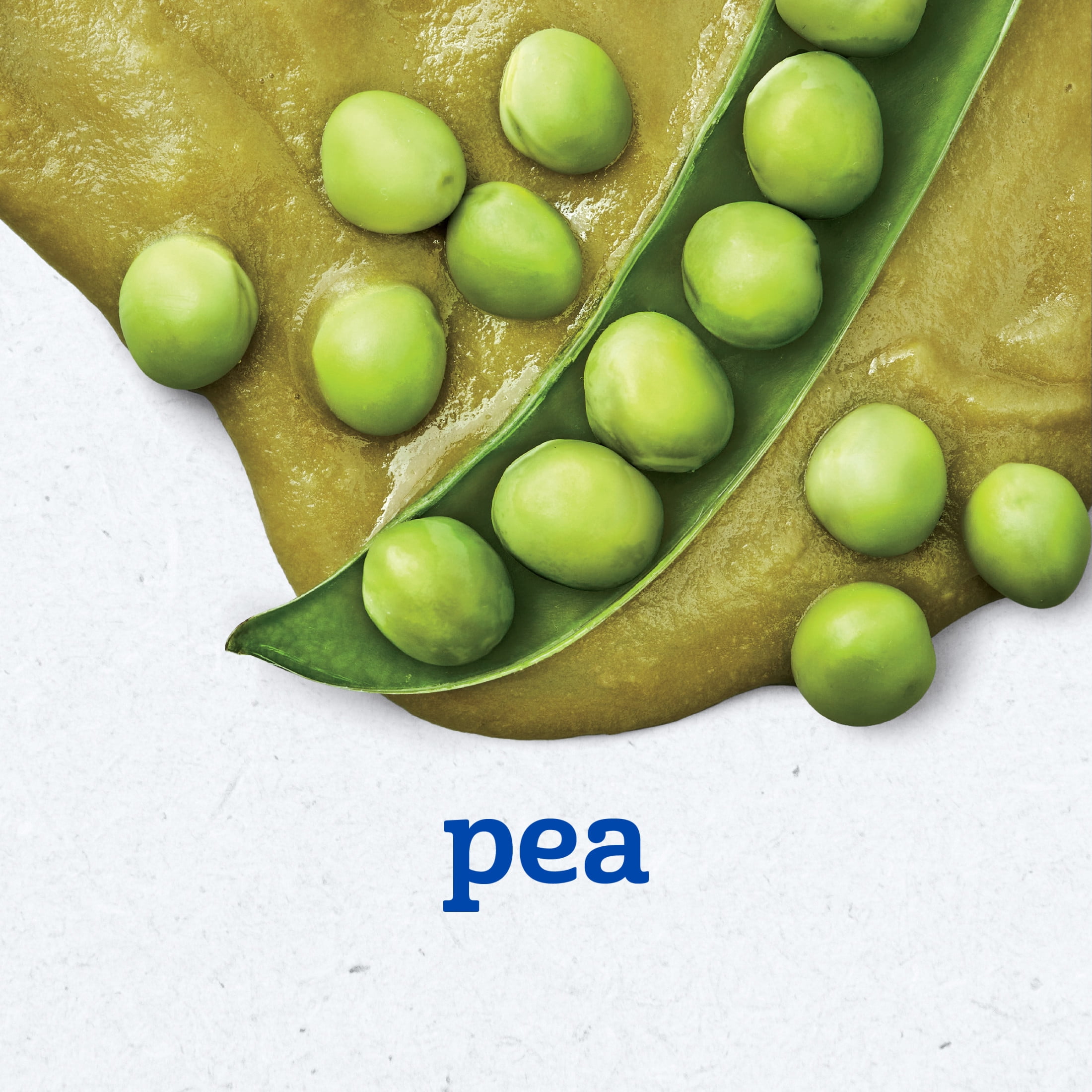 (8 pack) Gerber 1st Foods Baby Food, Pea Puree, Clean Label Project, 2 oz Tubs (2 Pack)