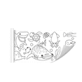 thumbnail image 1 of ChildrensDrawing Roll, Reusable Wall Sticker Doodle Mat, Easy Tear Line Washable Canvas for KidsPainting Learning Creative Gift, 1 of 1