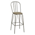 thumbnail image 2 of Furniture of America Sentra Modern Slat Back Indoor Bar Chairs - Set of 2, Bronze, 2 of 7