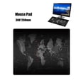 thumbnail image 4 of Ergonomic Silicone Thickened Wrist Rest Mouse Pad - Black Map Design, 300x250mm Fine-Mesh Cloth Surface for Precise Tracking, Anti-Skid Rubber Base, Suitable for Gaming & Office Use on Computer, 4 of 6