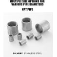 BDKWID-304 Stainless Steel Coupling Union - NPT Female Threaded Pipe ...